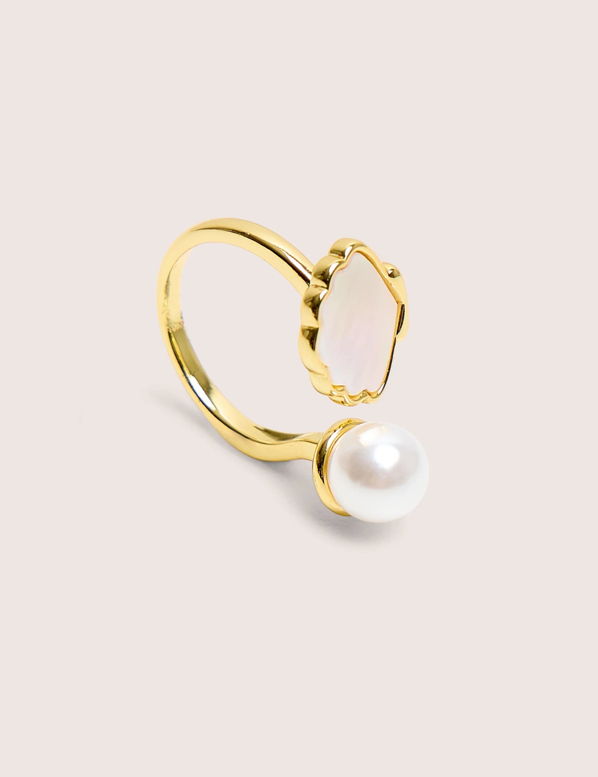 Public Desire Adjustable Pearl Ring