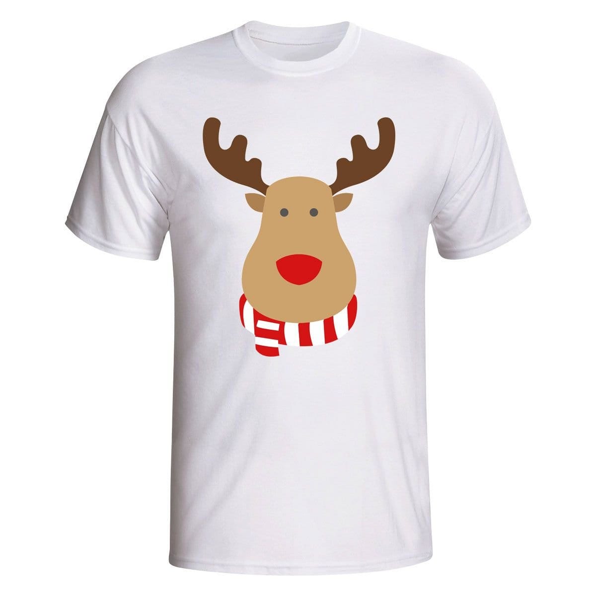 Sporting Gijon Sporting Gijon Men's Rudolph Supporters T-shirt in White - 1