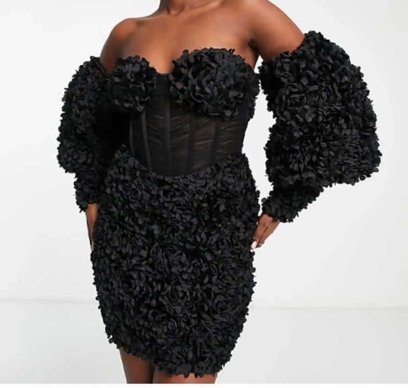 ASOS ASOS Luxe Black dress