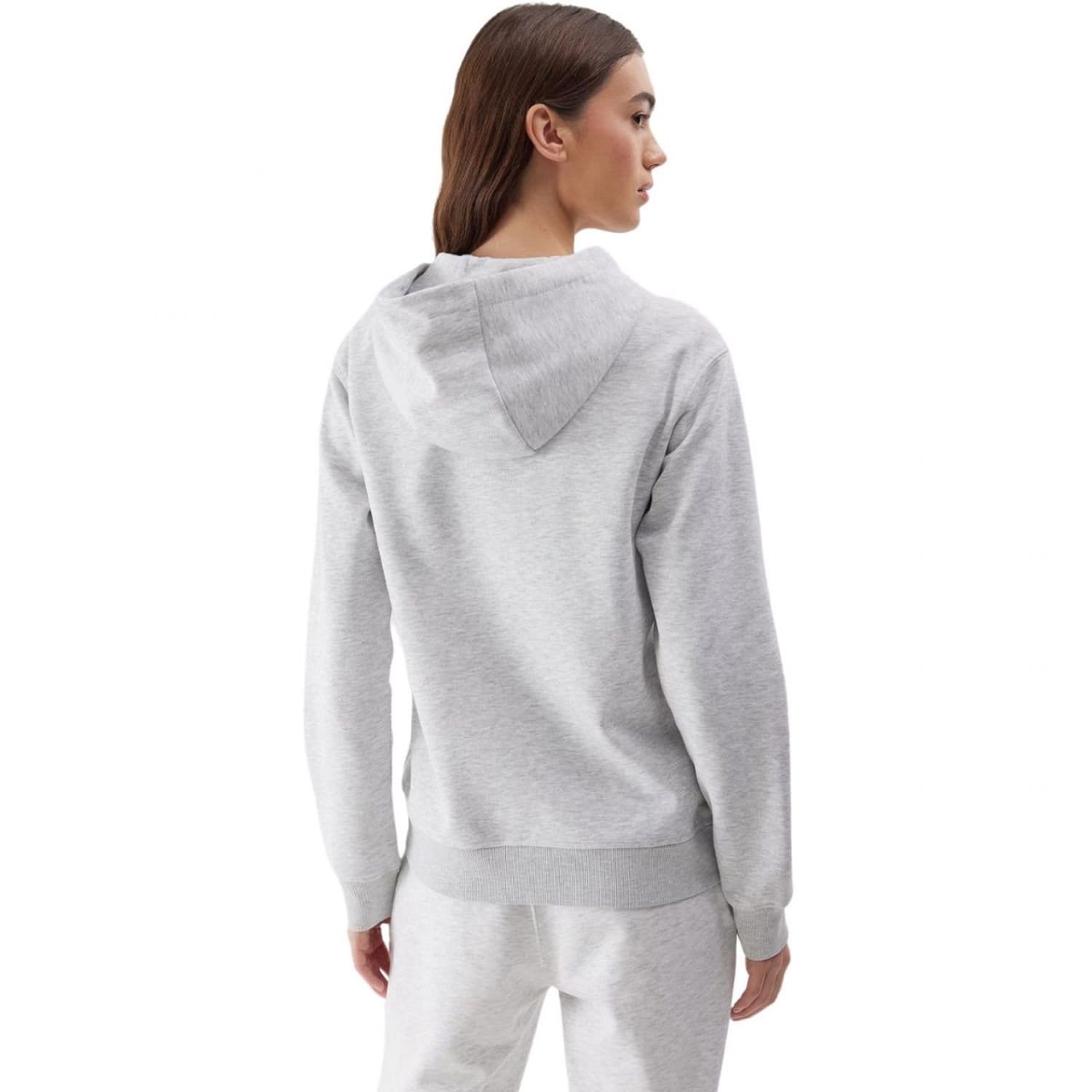 4F 4F Women's WSS24TSWSF0956 Full Zip Hoodie in Grey - 4