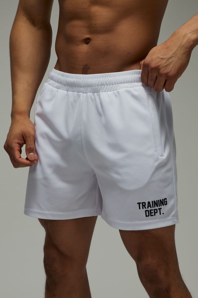 Training Dept. Training Dept. Men's Training Dept Airflow Tech 5inch Short in White - 3