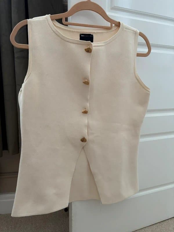 ASOS Cream waistcoat