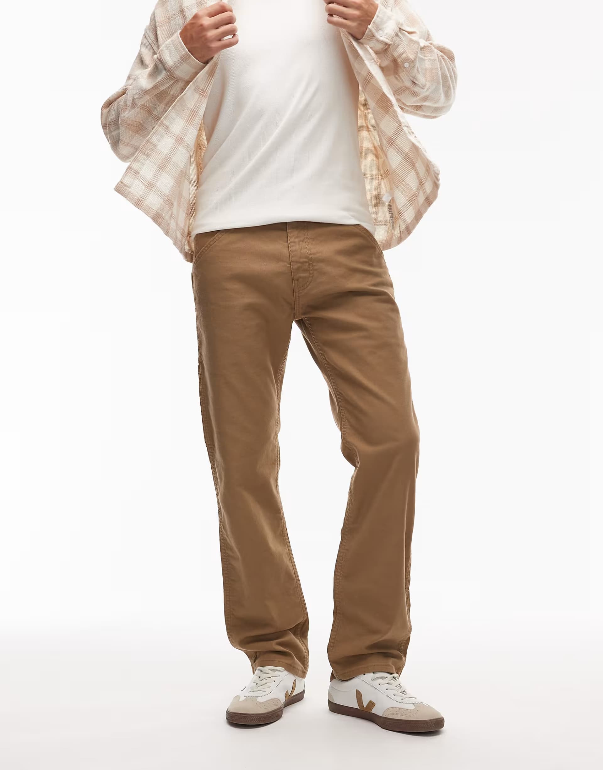 ASOS Levi's XX chino authentic relaxed fit twill trousers in olive green