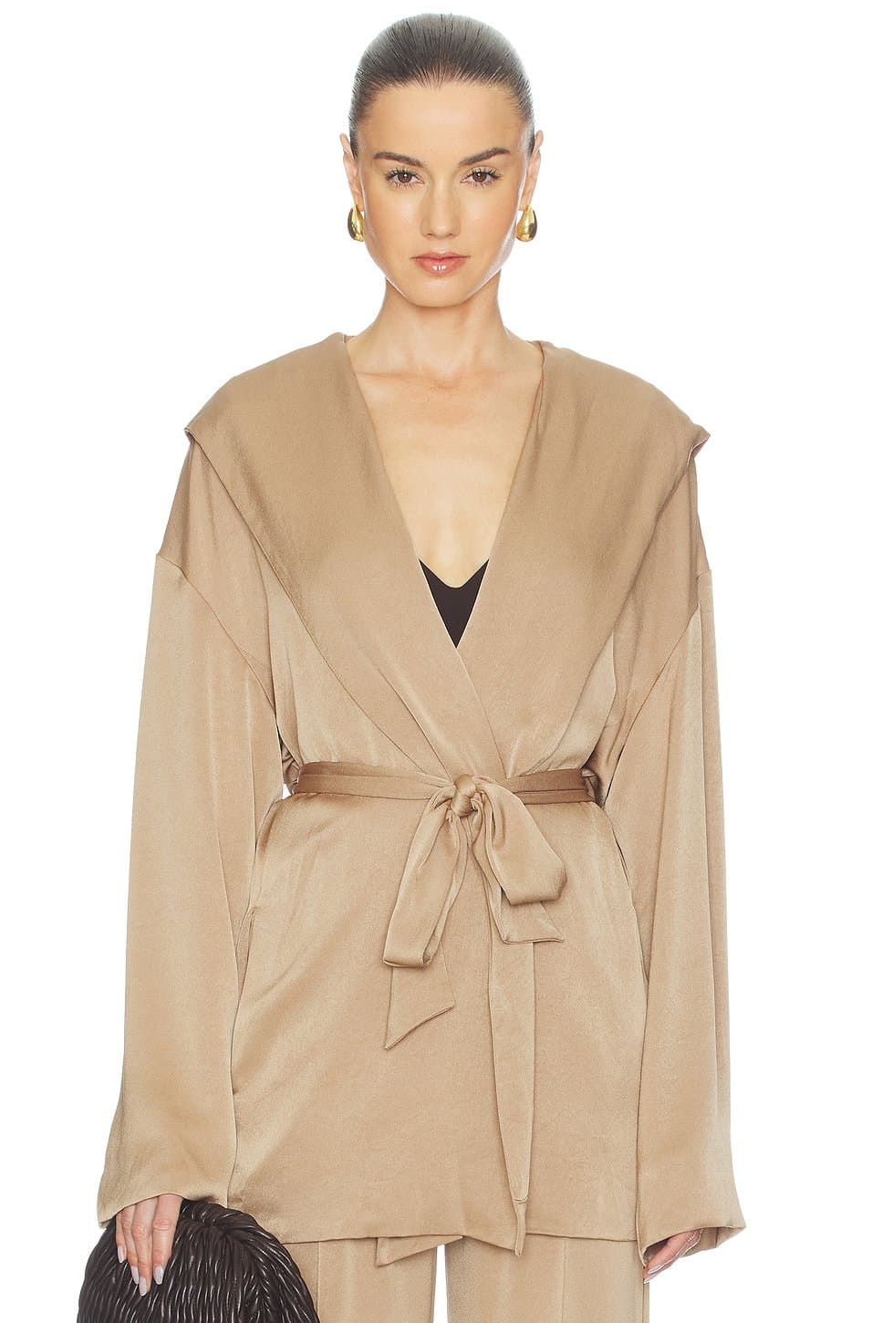 revolve Hooded Wrap Jacket
