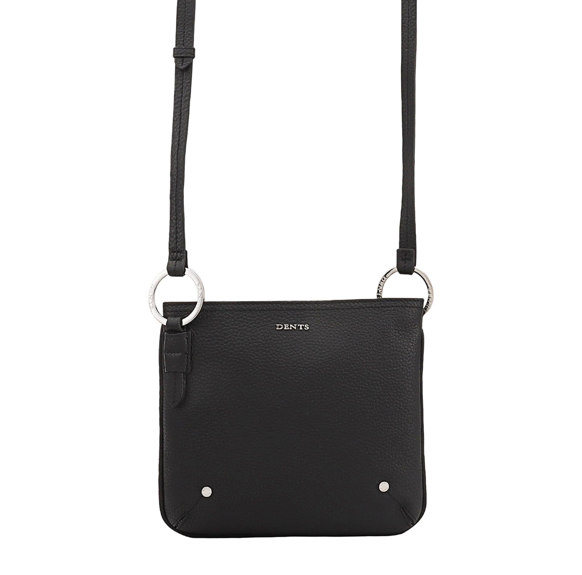 Dents Dents Women's Nerola Leather Cross Body Bag in Black