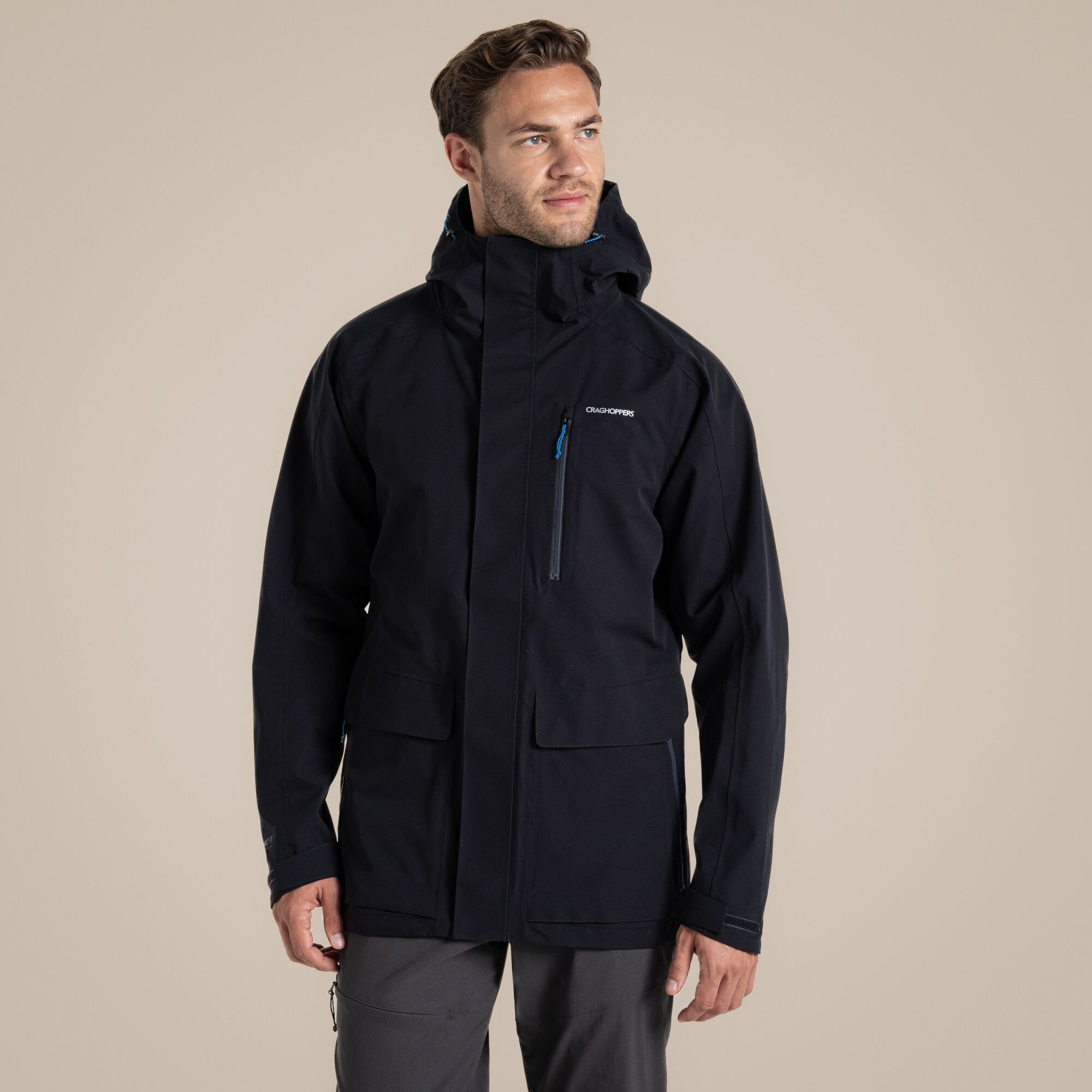 Craghoppers Craghoppers Men's Lorton II Waterproof Walking Jacket in Dark Navy - 2