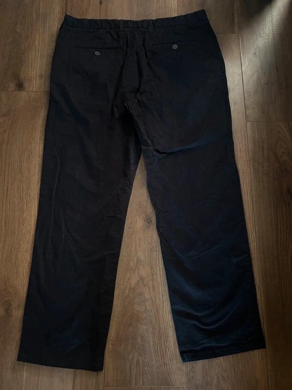 Marks & Spencer Mens black M&S collection chinos - 1