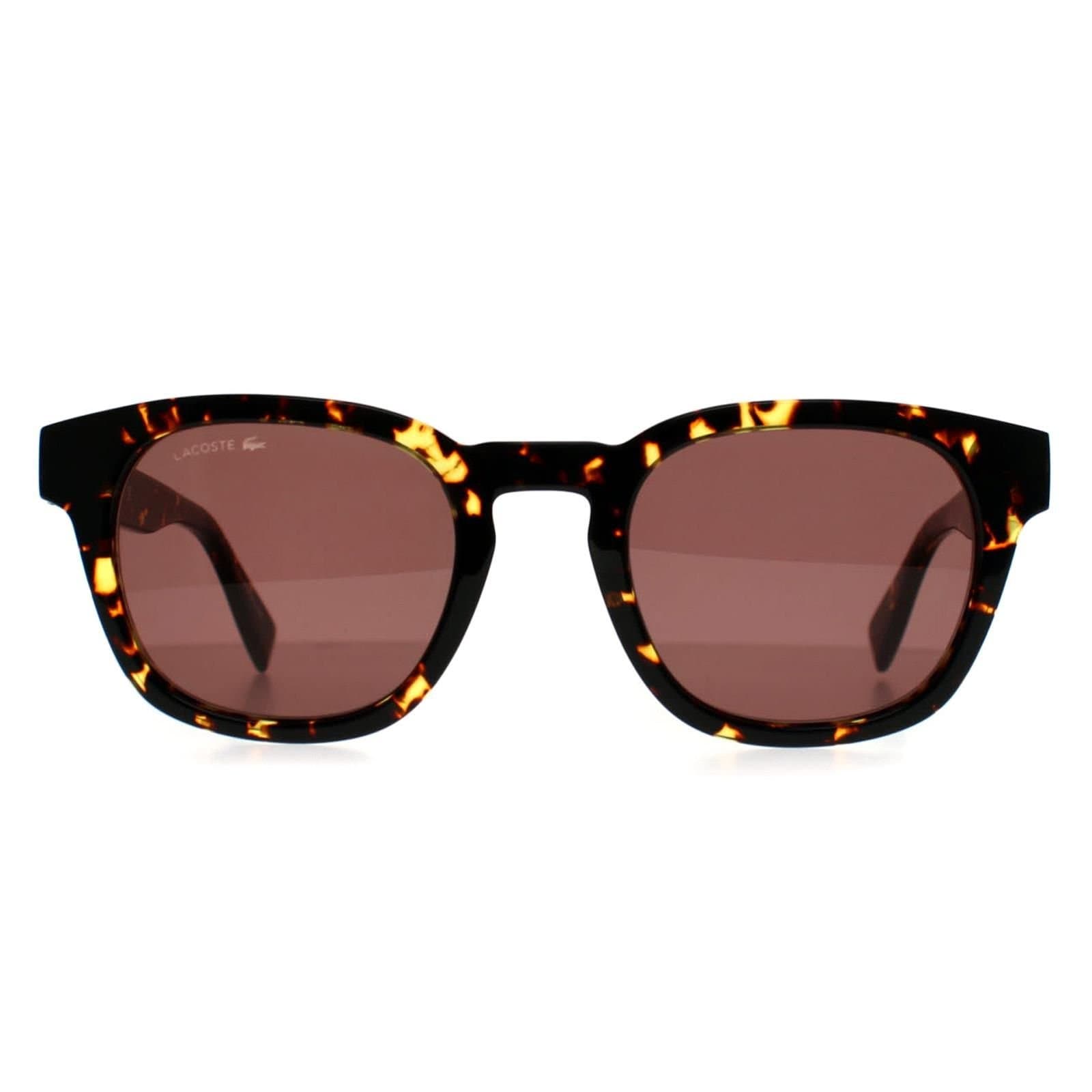 Lacoste Lacoste Women's Oval Dark Havana Brown L6015S