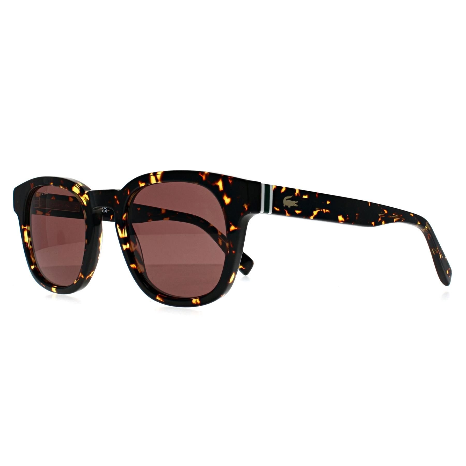 Lacoste Lacoste Women's Oval Dark Havana Brown L6015S - 2