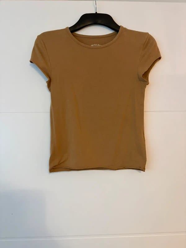 Urban Outfitters Urban Outfitters cotton Nude Short Sleeve Top – Size S, very good condition