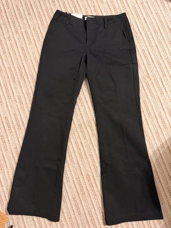 Bershka Bershka Flare Black Trousers