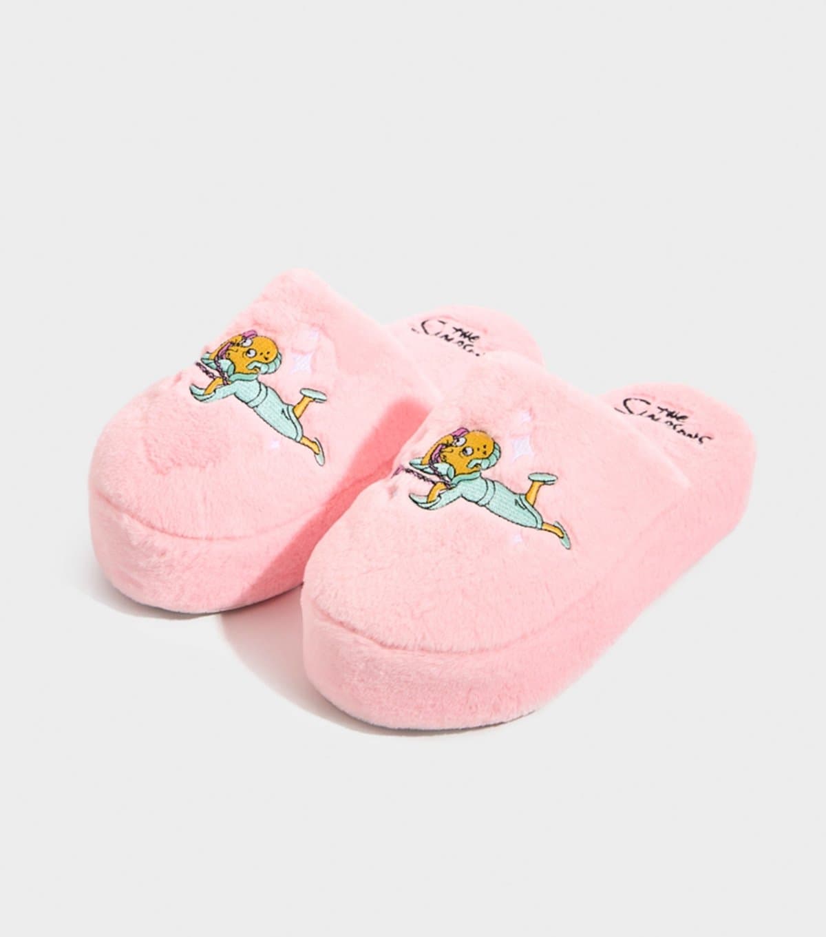 Skinnydip Skinnydip Light Pink The Simpsons Monty Burns Slippers