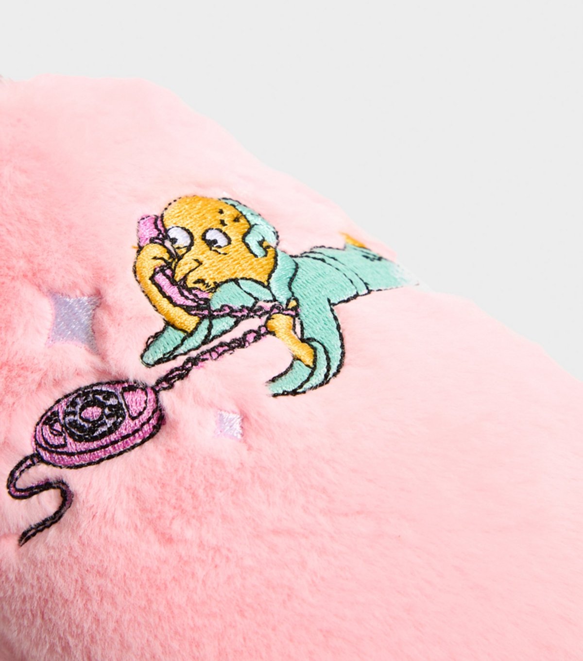 Skinnydip Women's Light Pink The Simpsons Monty Burns Slippers Skinnydip New Look - 3