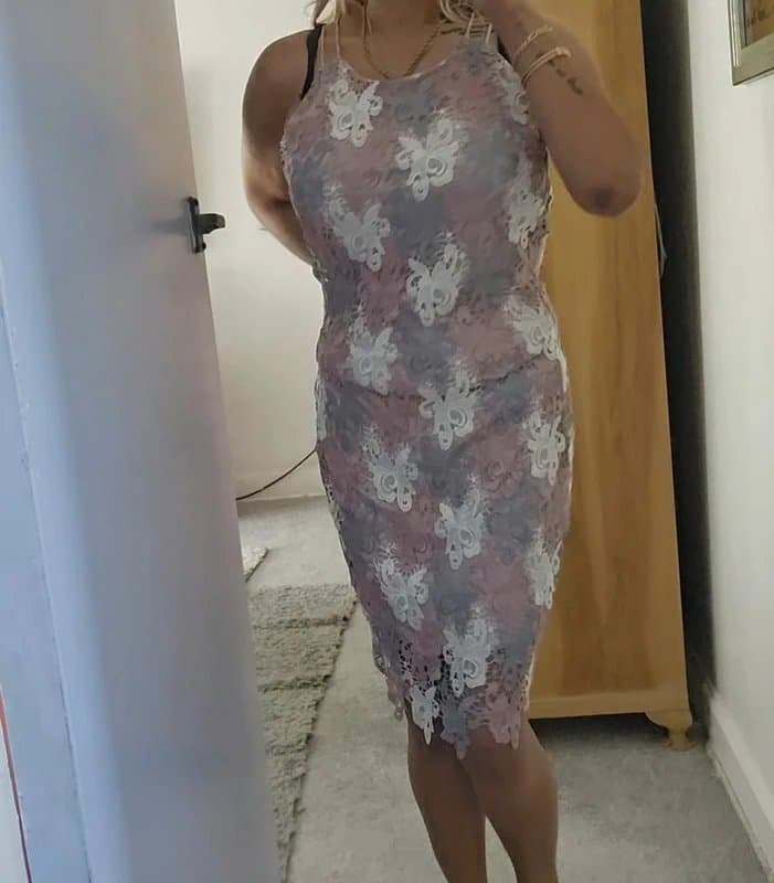 Cameo Rose Cameo rose brand new dress crochet summer dress backless sundress office