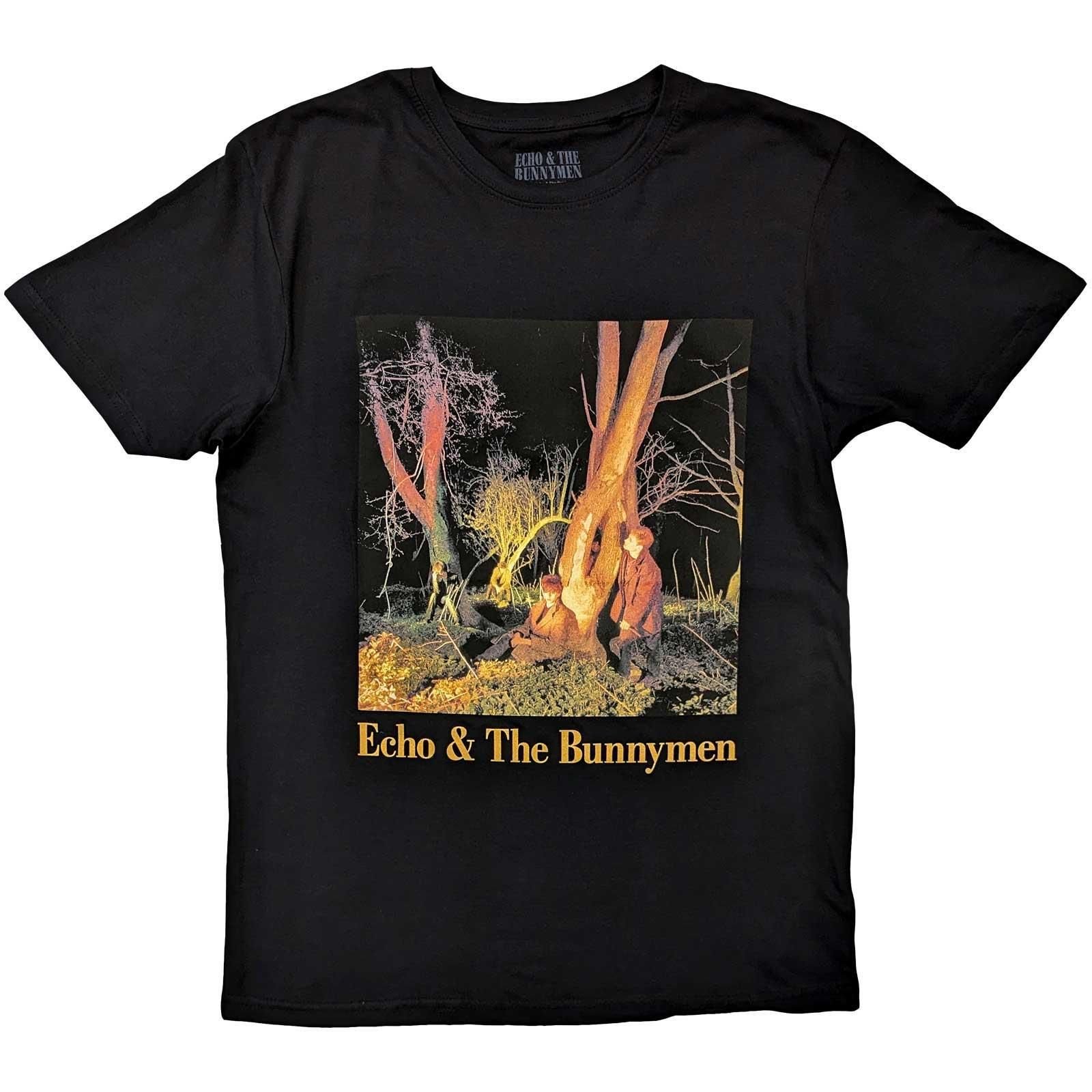 Echo & The Bunnymen Echo & The Bunnymen Men's Crocodiles T-Shirt in Black - 1
