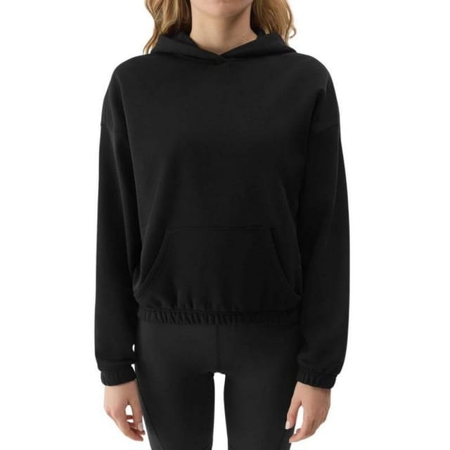 4F 4F Women's WSS24TSWSF1057 Hoodie in Black - 3