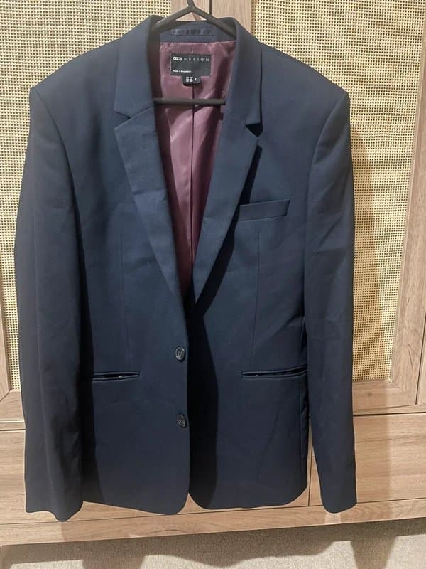 ASOS Design Navy suit jacket