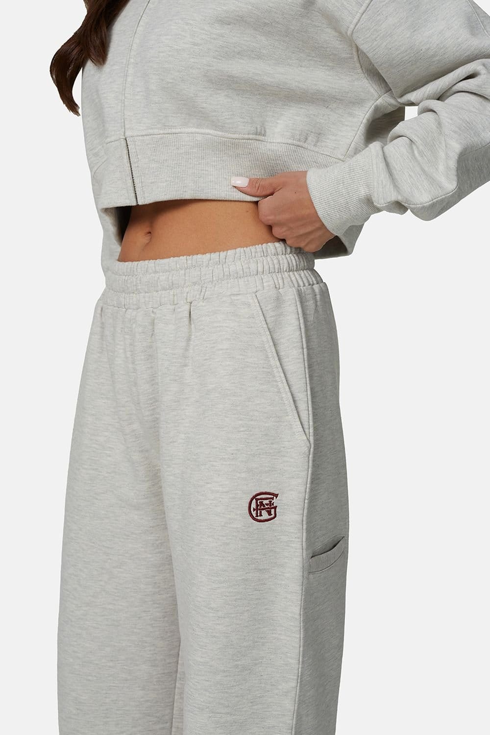 Good For Nothing Good For Nothing Women's Baggy Fit Jogger with Embroidered Logo in Grey - 4