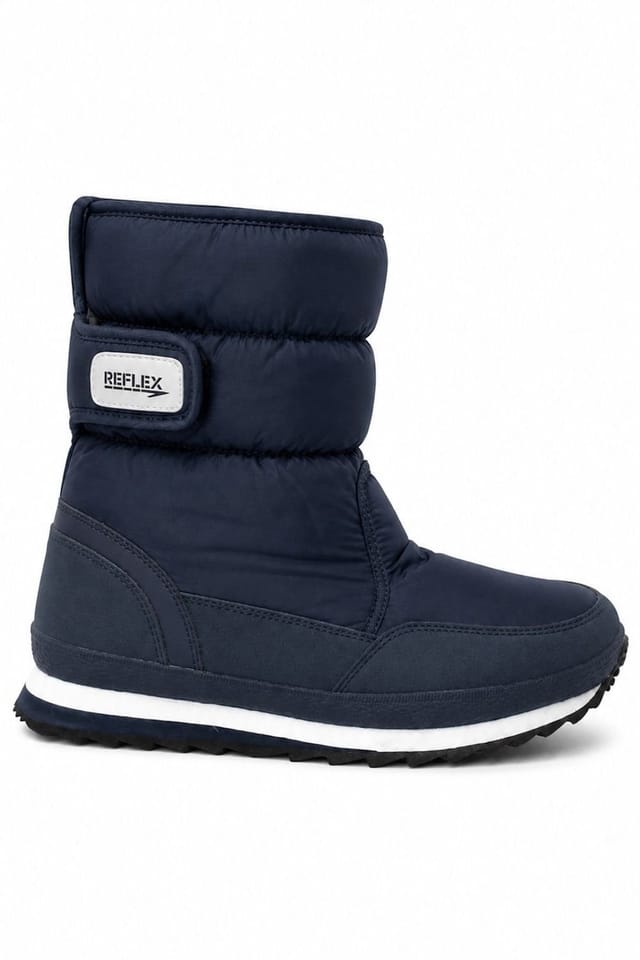 Spot On Spot On Men's Quilted Winter Snow Boots in Dark Blue - 2