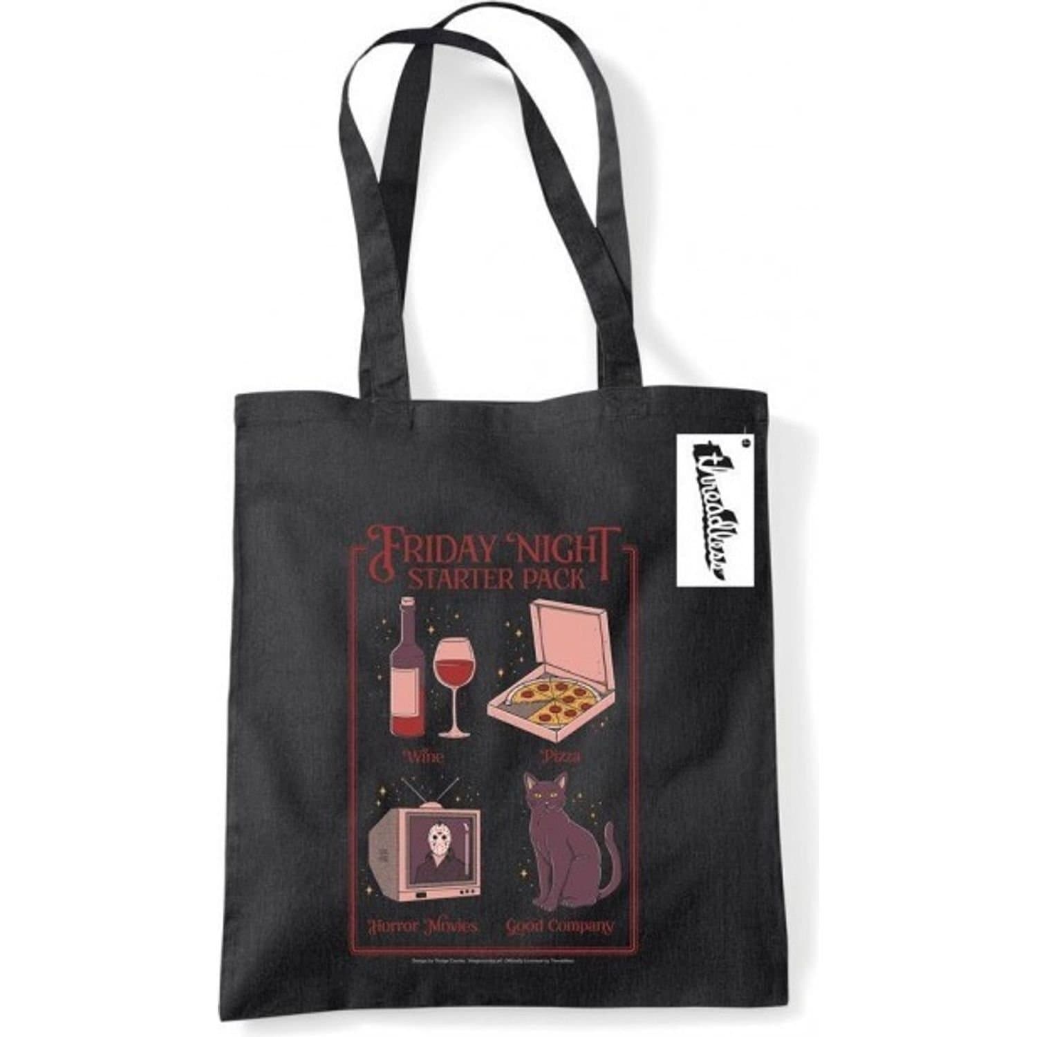 Thiago Correa Thiago Correa Men's Friday Night Tote Bag in Black