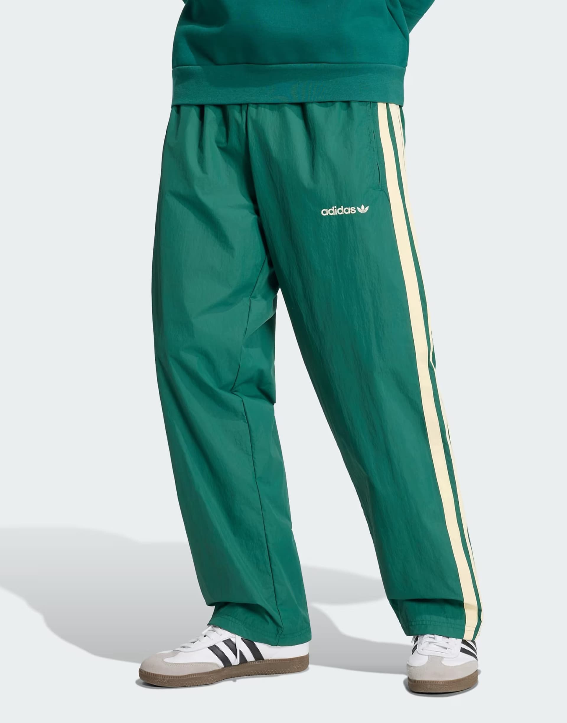 ASOS adidas Originals Cutline track pants in collegiate green
