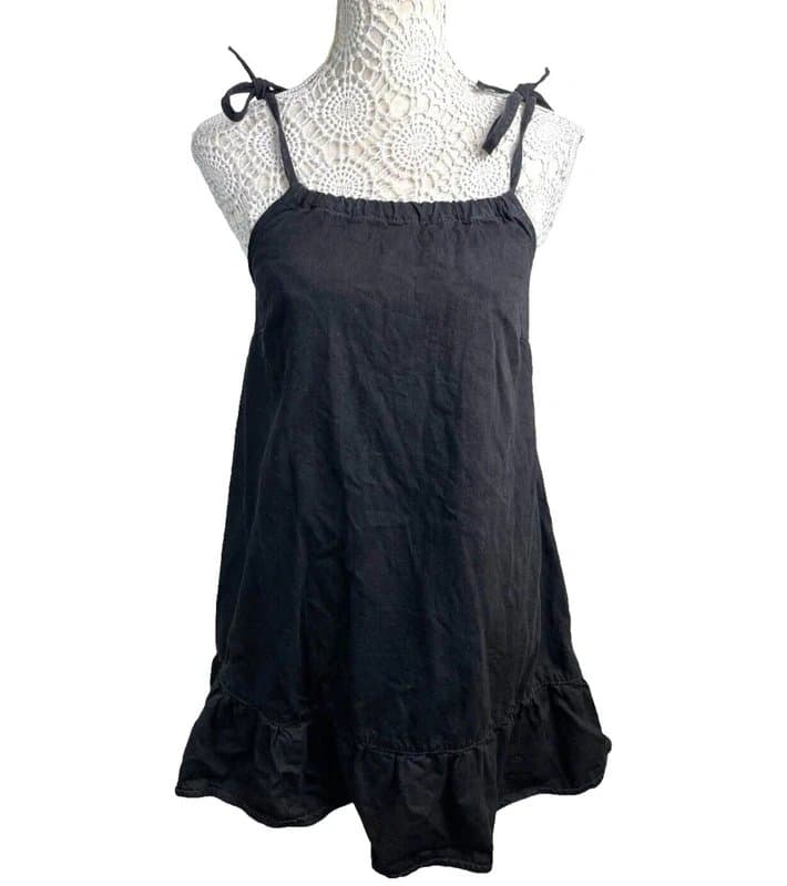 New Look New Look Denim Dress Aline Slip Tie Strap Women’s UK Size 6
