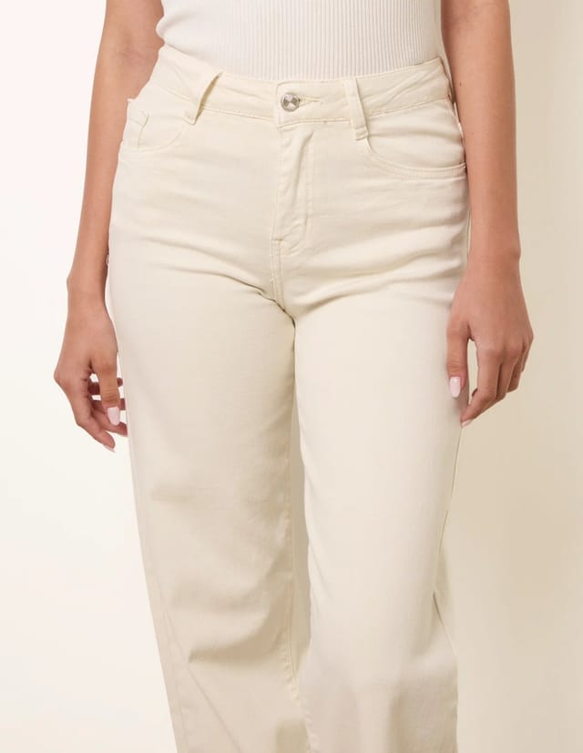 Blue Vanilla Hem Wide Leg Soft Jeans - 3