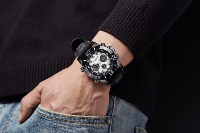 Anthony James Anthony James Men's Hand Assembled Limited Edition Speedster Watch in Black - 2