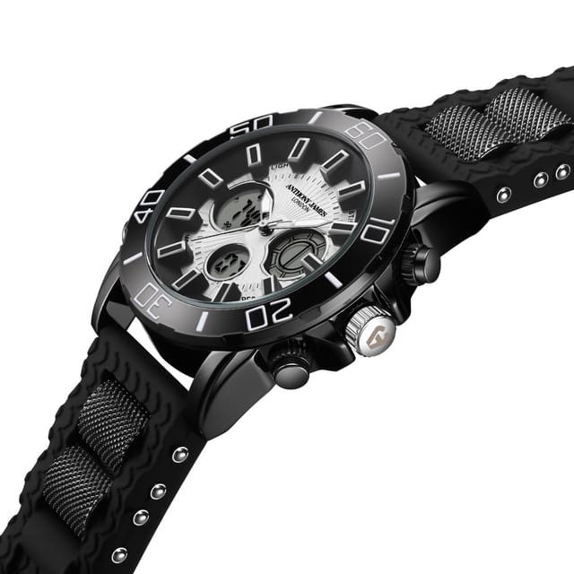 Anthony James Anthony James Men's Hand Assembled Limited Edition Speedster Watch in Black - 3