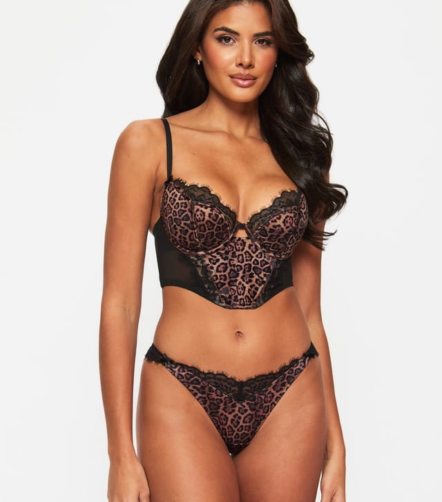 Ann Summers Women's Pink Wild Romance Brazilian Briefs Ann Summers New Look - 2