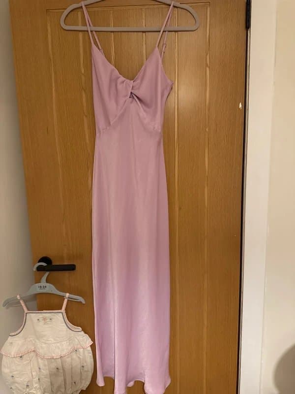 New Look Satin lilac slip dress