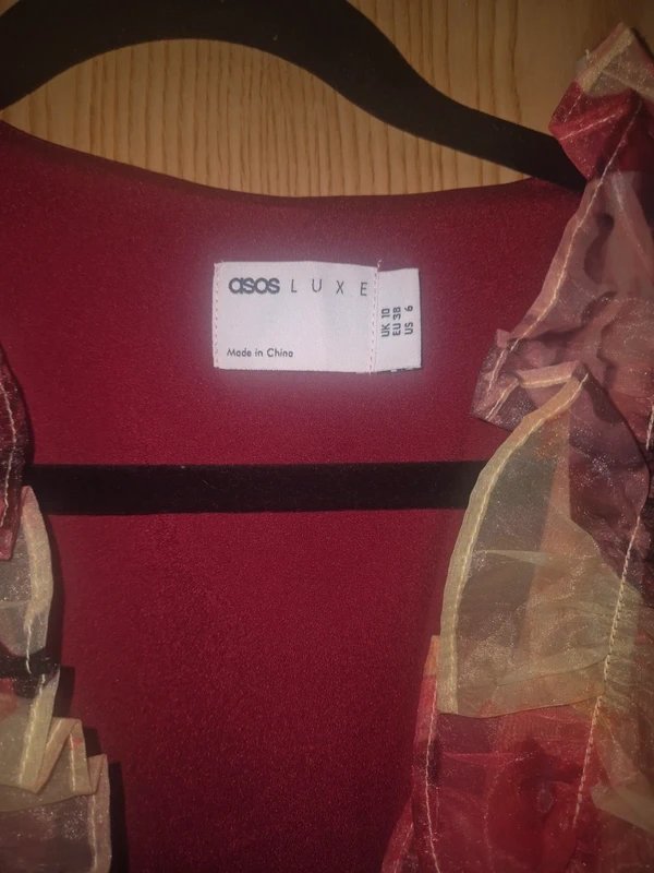 ASOS Luxe ruffle skater dress - 1