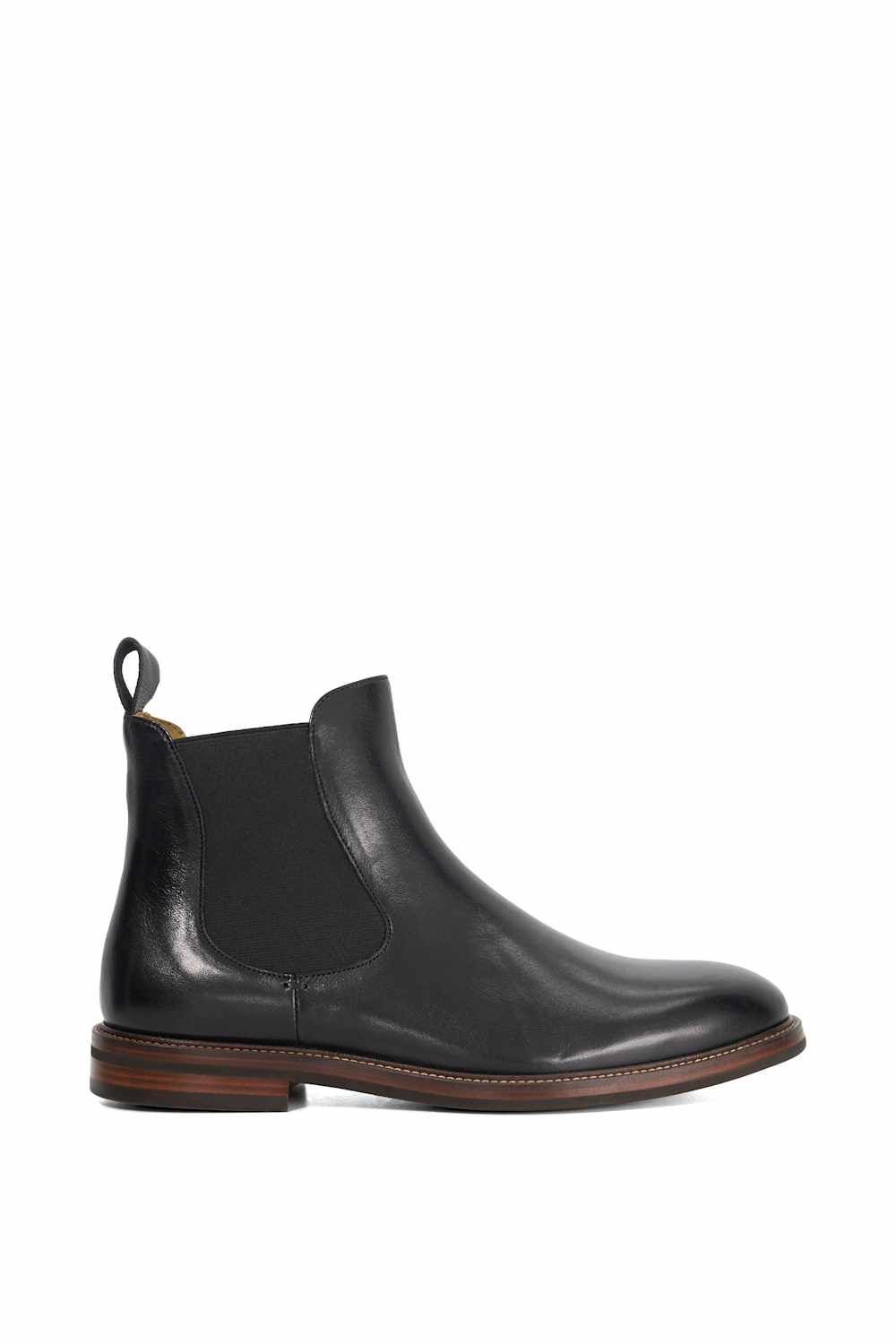 Dune London Dune London Men's Wide Fit 'Maisen' Leather Chelsea Boots in Black - 2