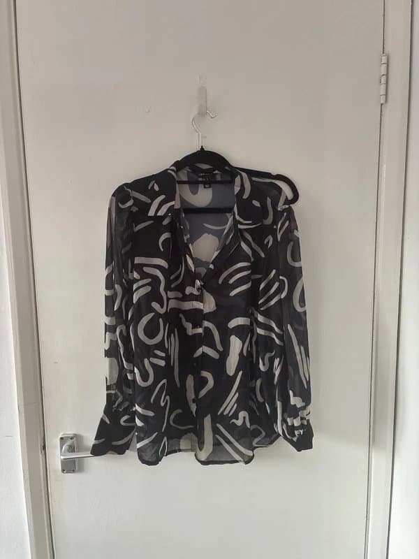 New Look New Look Chiffon-Effect Balloon Sleeve Blouse