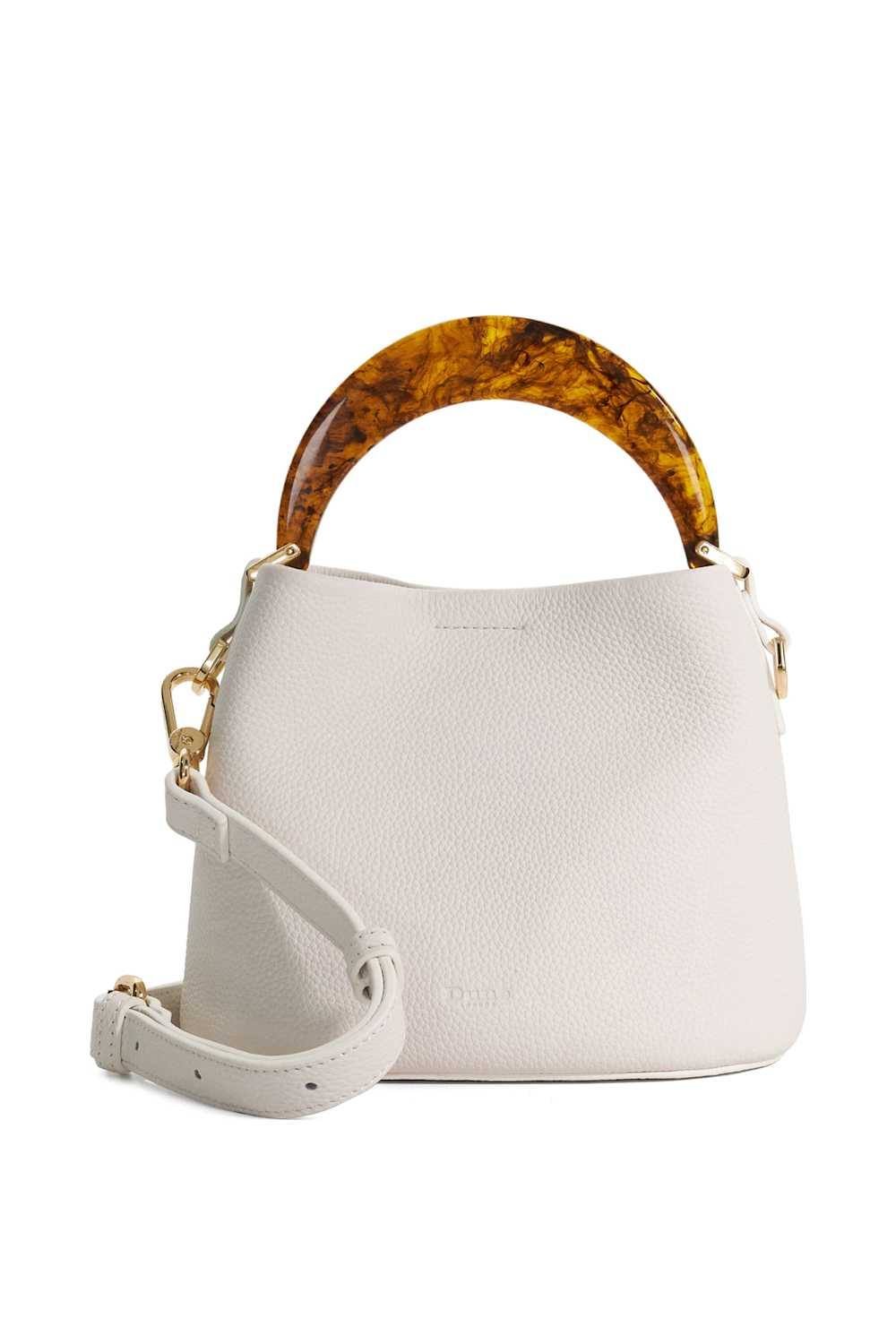 Dune London Dune London Women's 'Dharla' Leather Shoulder Bag in White - 1