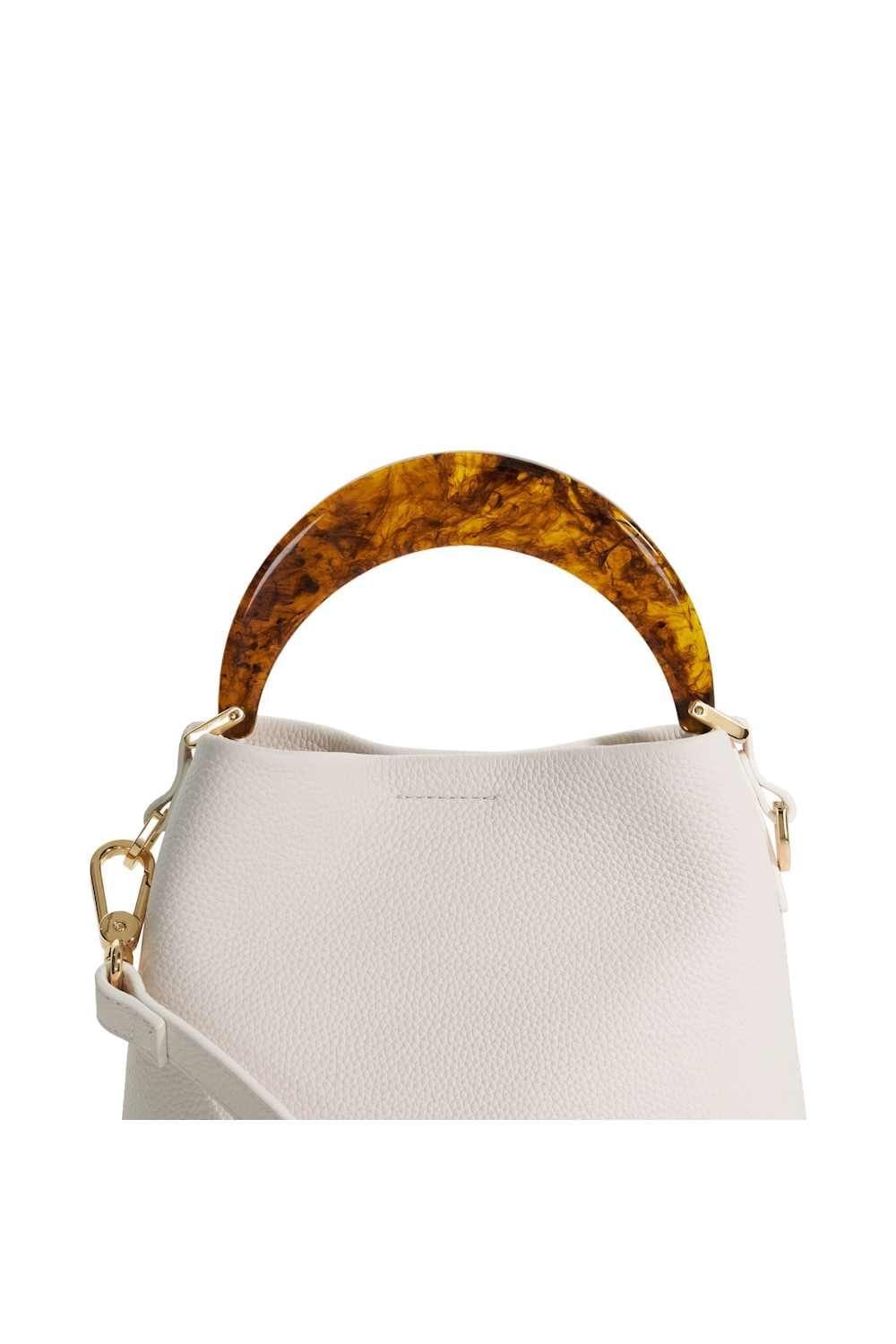 Dune London Dune London Women's 'Dharla' Leather Shoulder Bag in White - 4