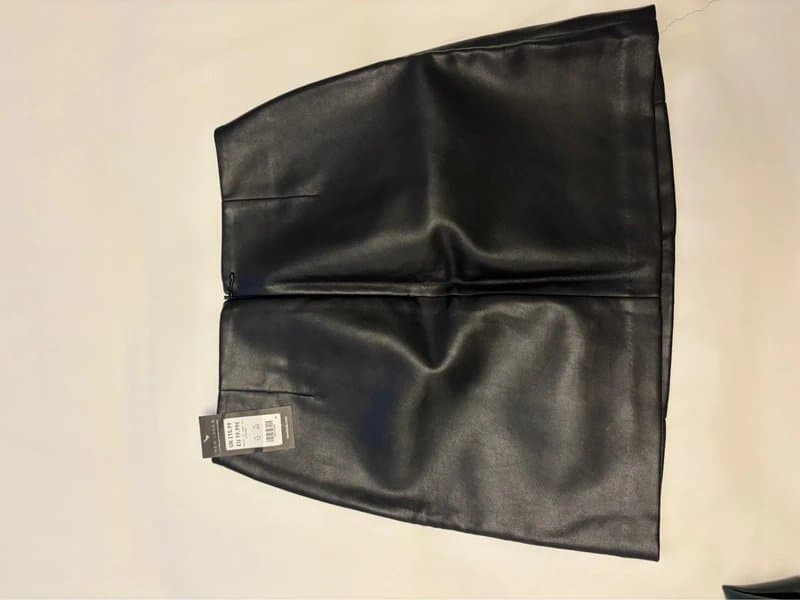 New Look New look black leather skirt