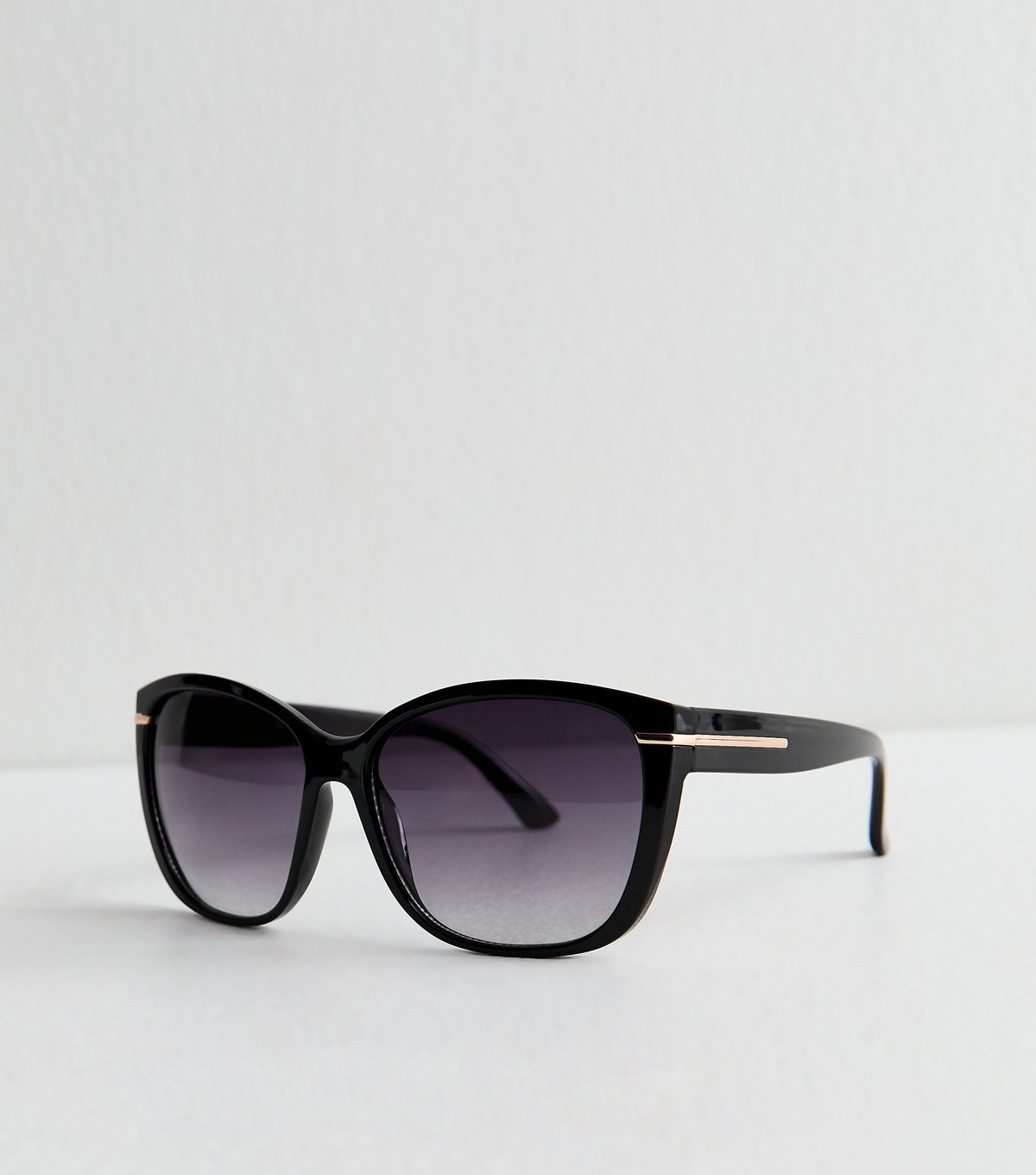 New Look Black Round Sunglasses New Look - 2