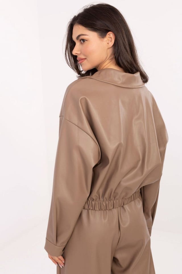 Love Lace Love Lace Women's Transitional Zip Jacket in Beige - 3