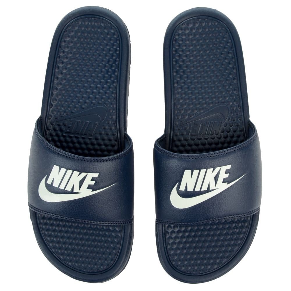 Nike Nike Men's Benassi JDI Sliders in Navy - 4