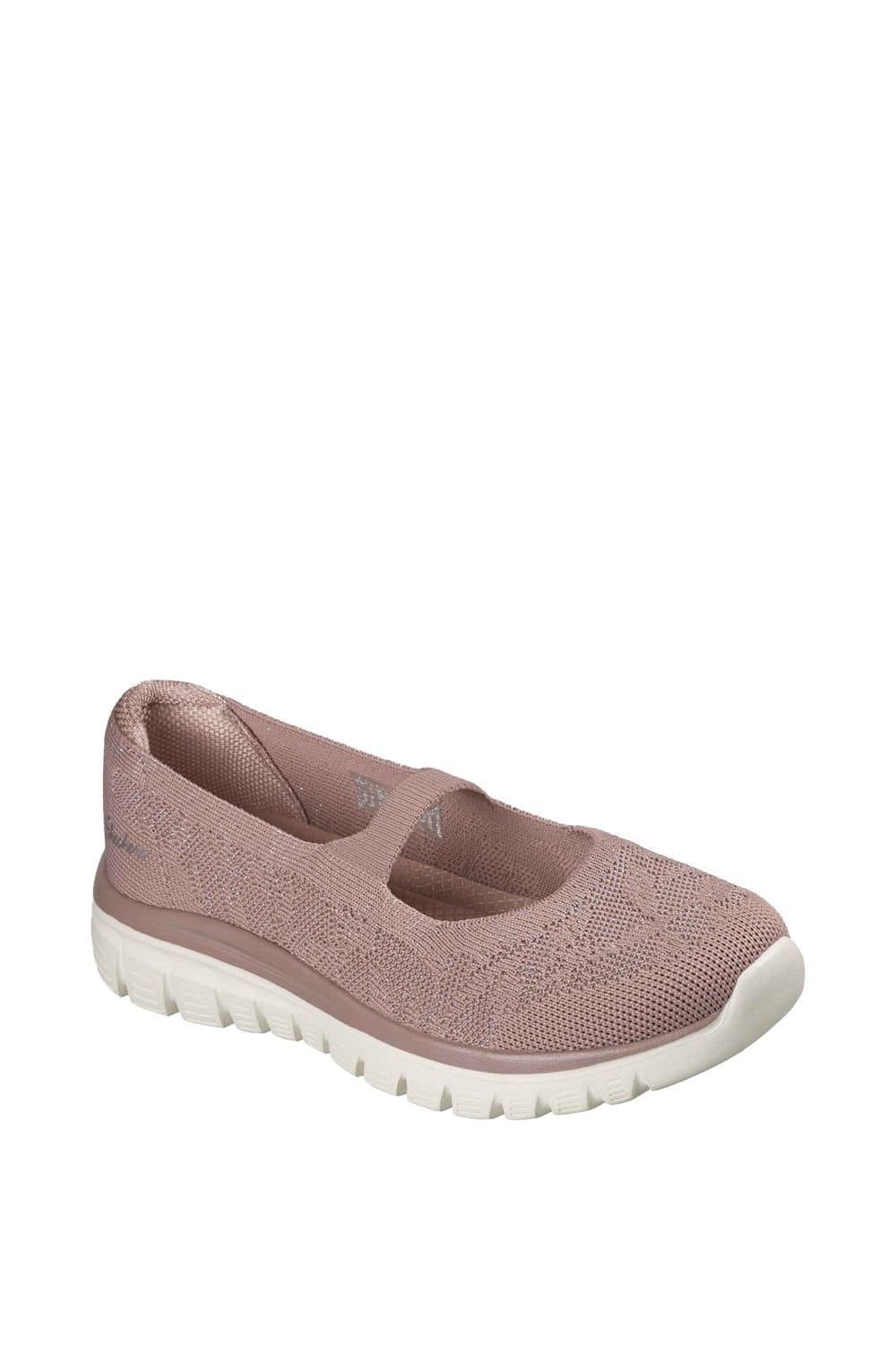 Skechers Skechers Women's Graceful Mary Jane Shoe in Mauve