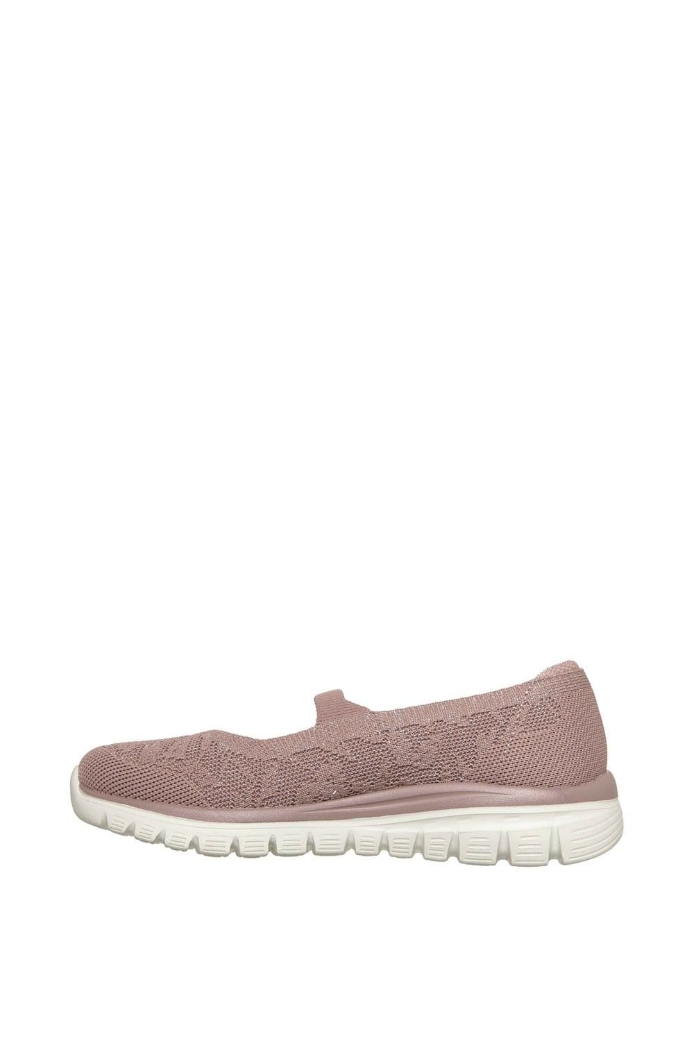 Skechers Skechers Women's Graceful Mary Jane Shoe in Mauve - 4