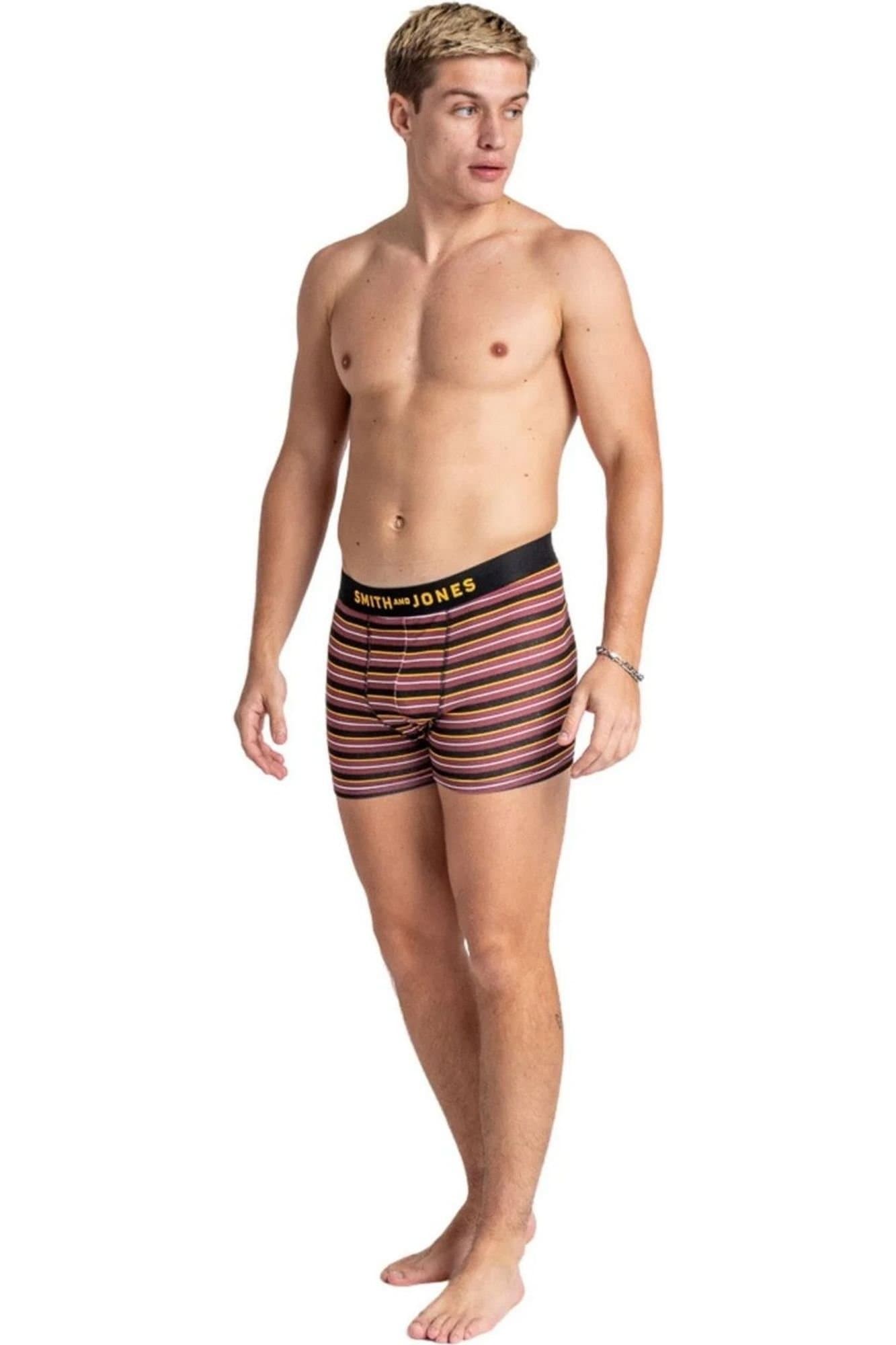 Smith & Jones Smith & Jones Men's Kole Assorted Designs Boxer Shorts (Pack of 5)
