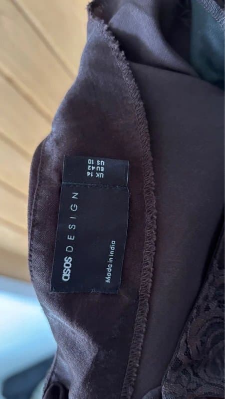 ASOS Design Chocolate ASOS Maxi Dress