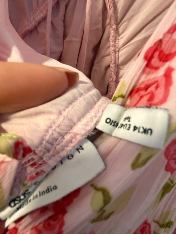 ASOS Design ASOS design pink floral dress
