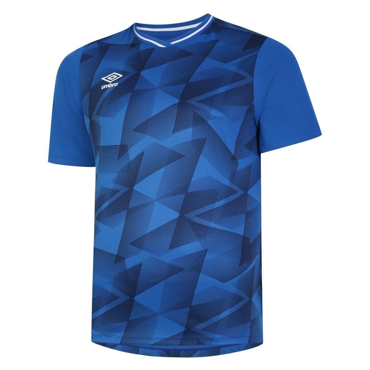Umbro Umbro Men's Triassic Logo Short-Sleeved Jersey in Blue
