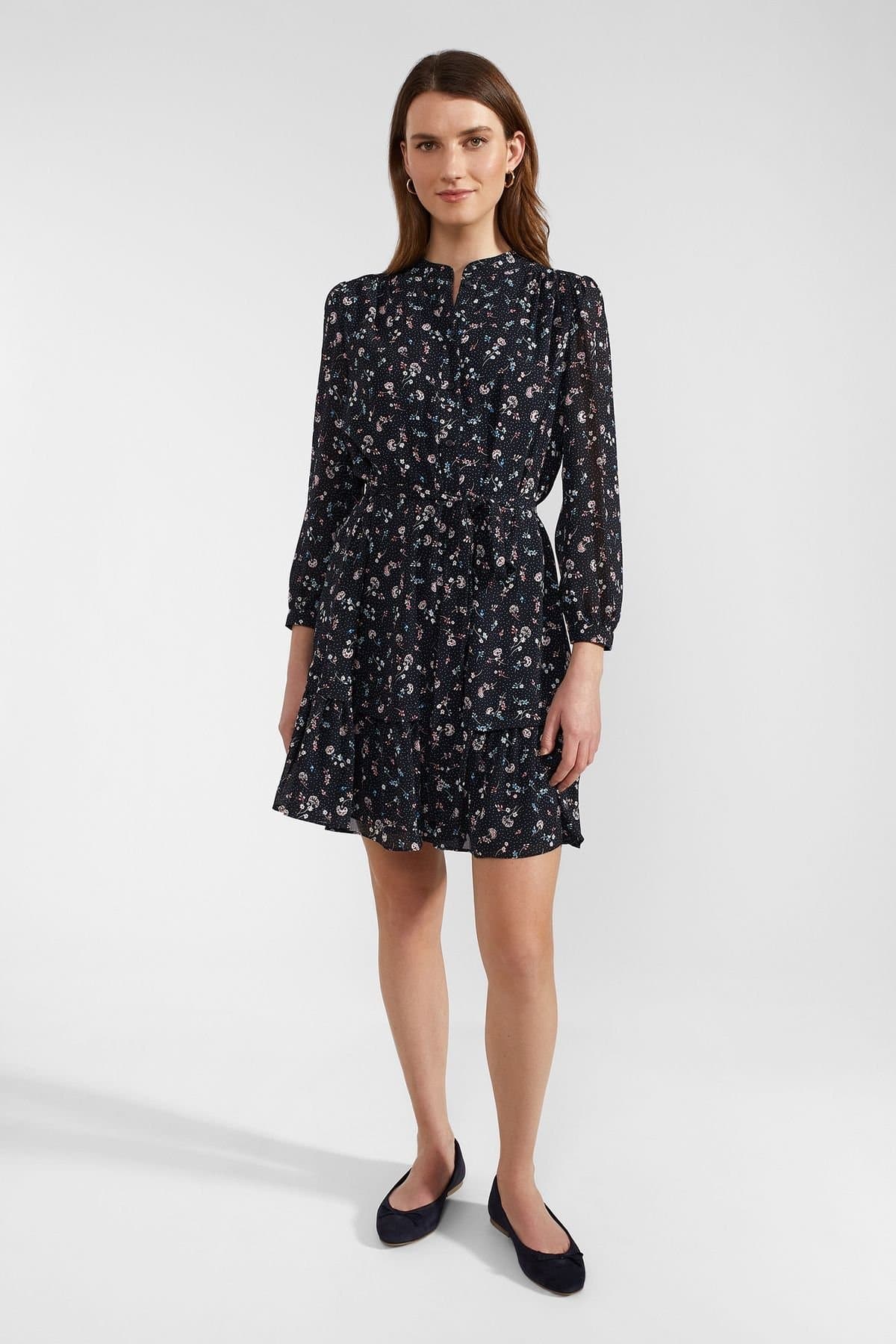 Hobbs London Hobbs London Women's Pearl Dress in Dark Navy