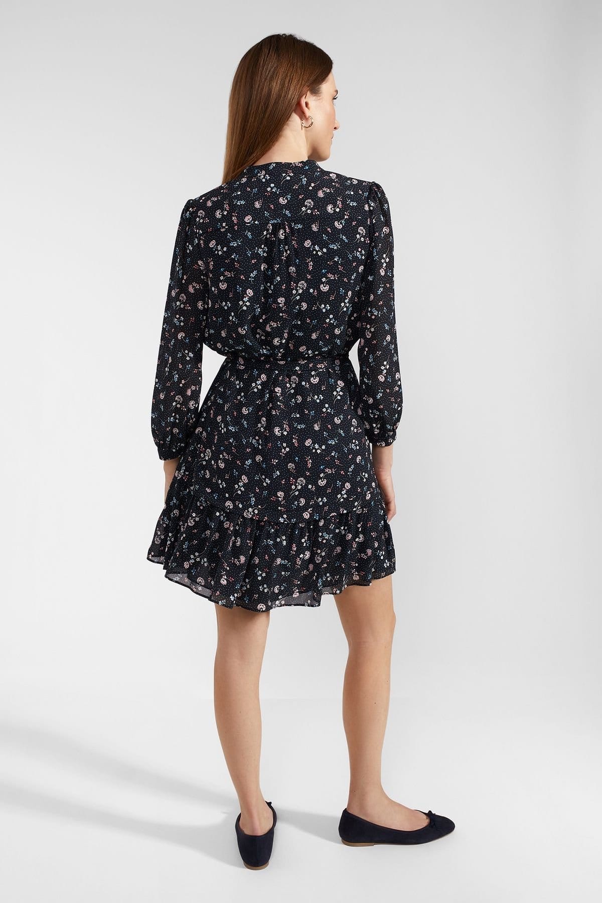 Hobbs London Hobbs London Women's Pearl Dress in Dark Navy - 4