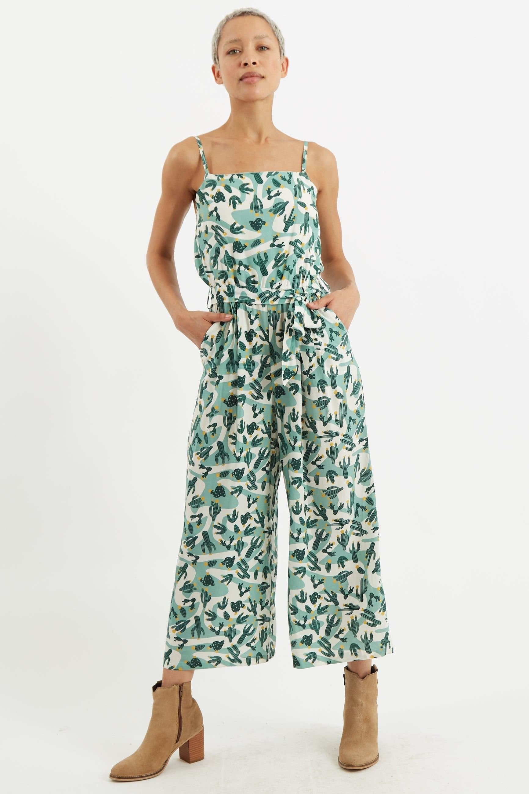 Louche Louche Women's Sikke Arizona Strappy Jumpsuit in Green