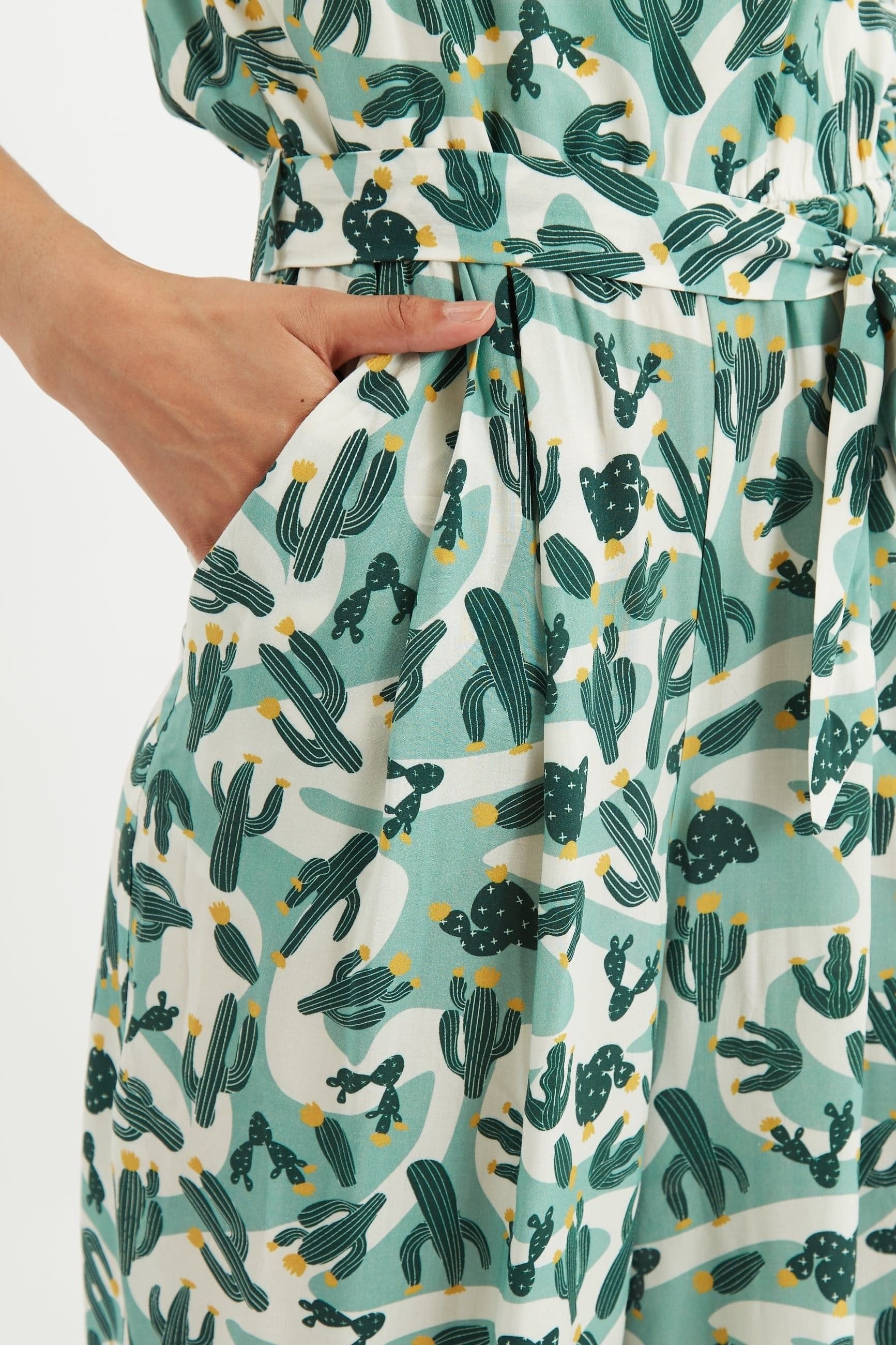 Louche Louche Women's Sikke Arizona Strappy Jumpsuit in Green - 4